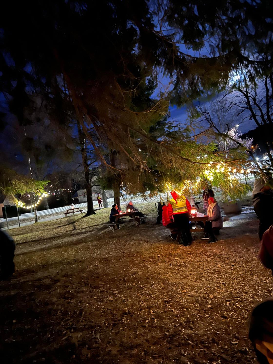 Lysvandring 2. søndag i advent - veldig koseleg!