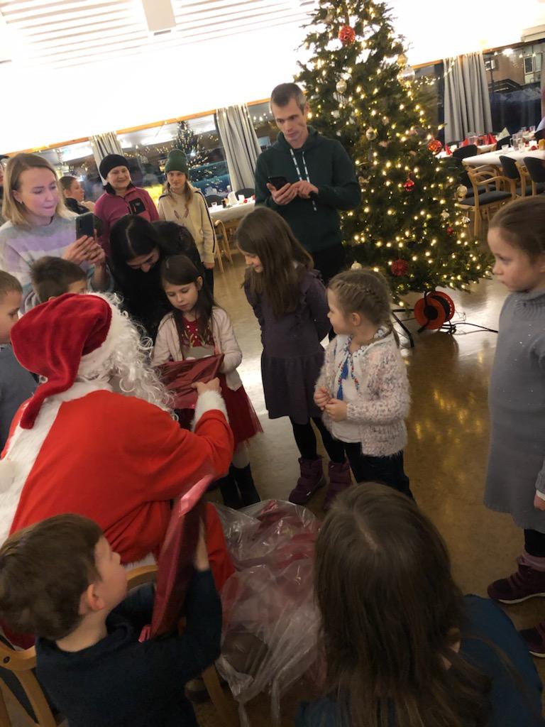 Frå juletrefesten på Soknehuset 27.12.2022