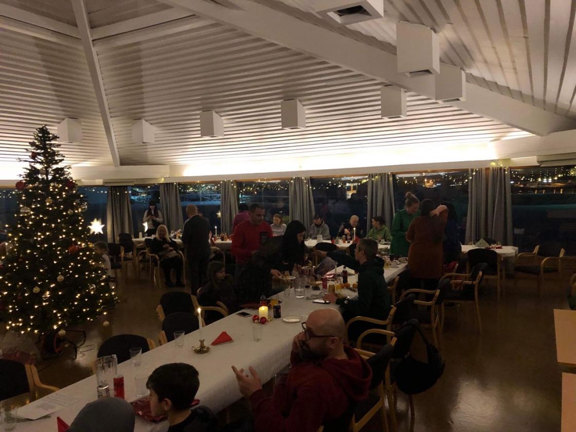 Frå juletrefesten på Soknehuset 27.12.2022