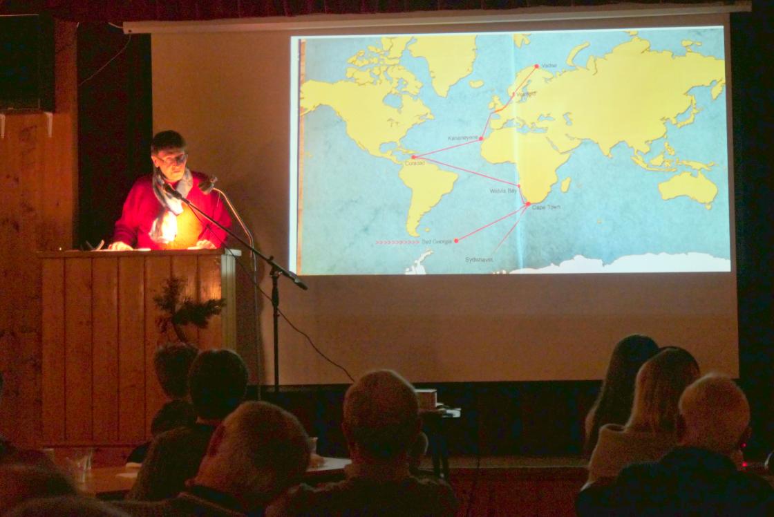 "Da far og kameratene hans dro på hvalfangst".