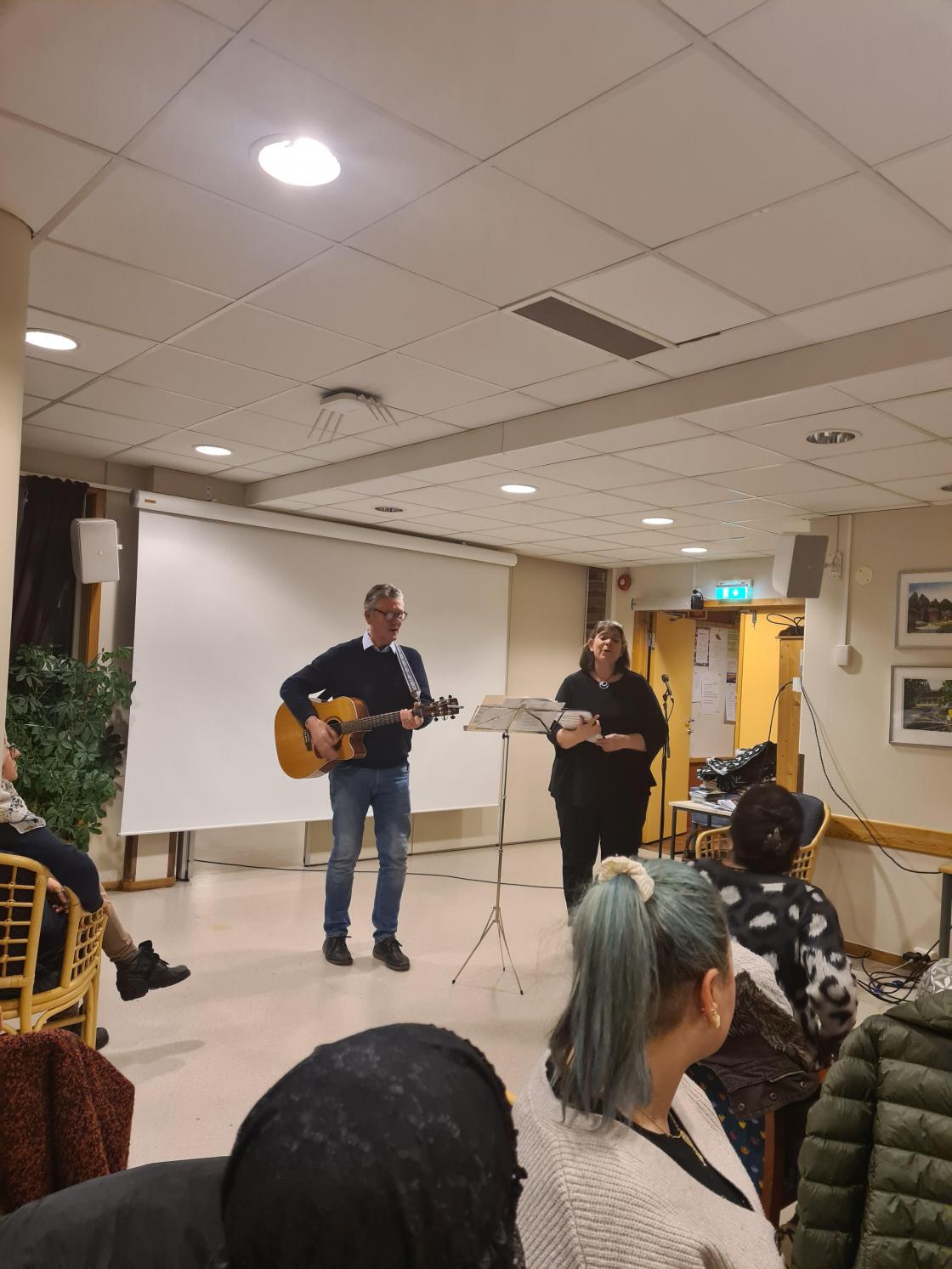 Bente Lysgård Jørgensen og Harald Eidissen