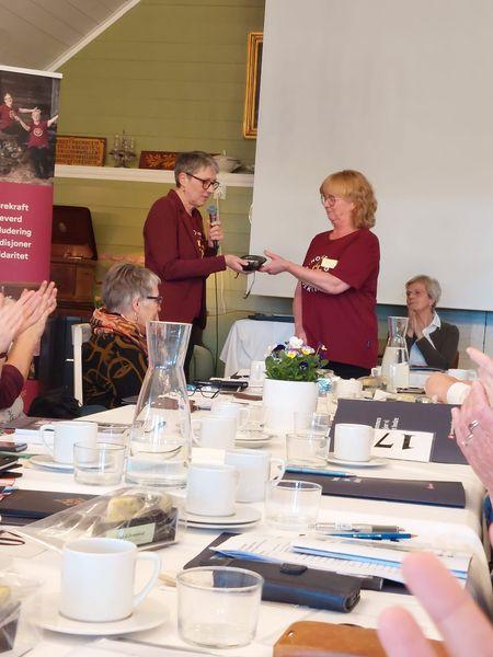 Brita Dagestad Bjørke vart takka av som nestleiar