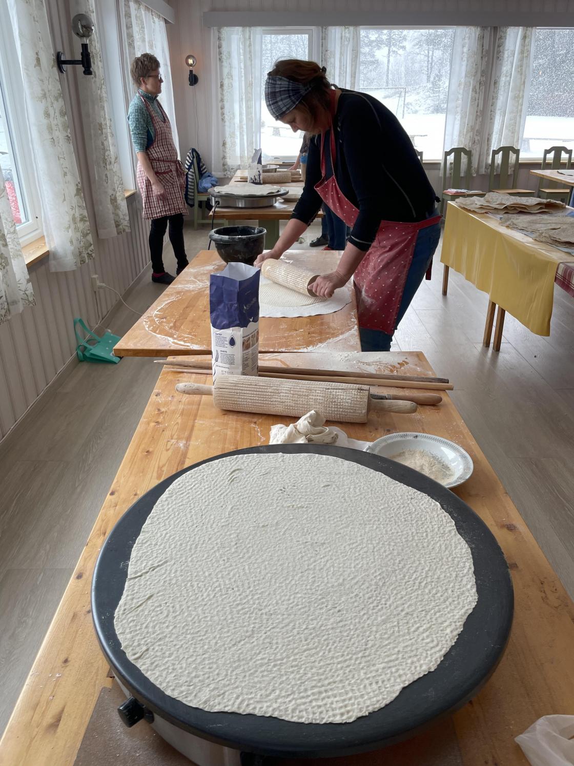 Steiking på takke pågår