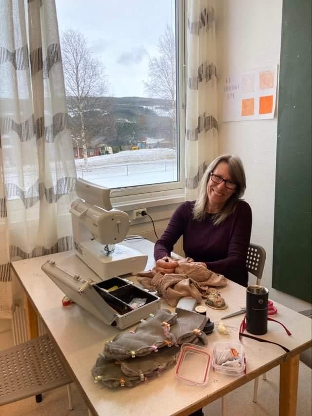 Marianne med sprettekniven