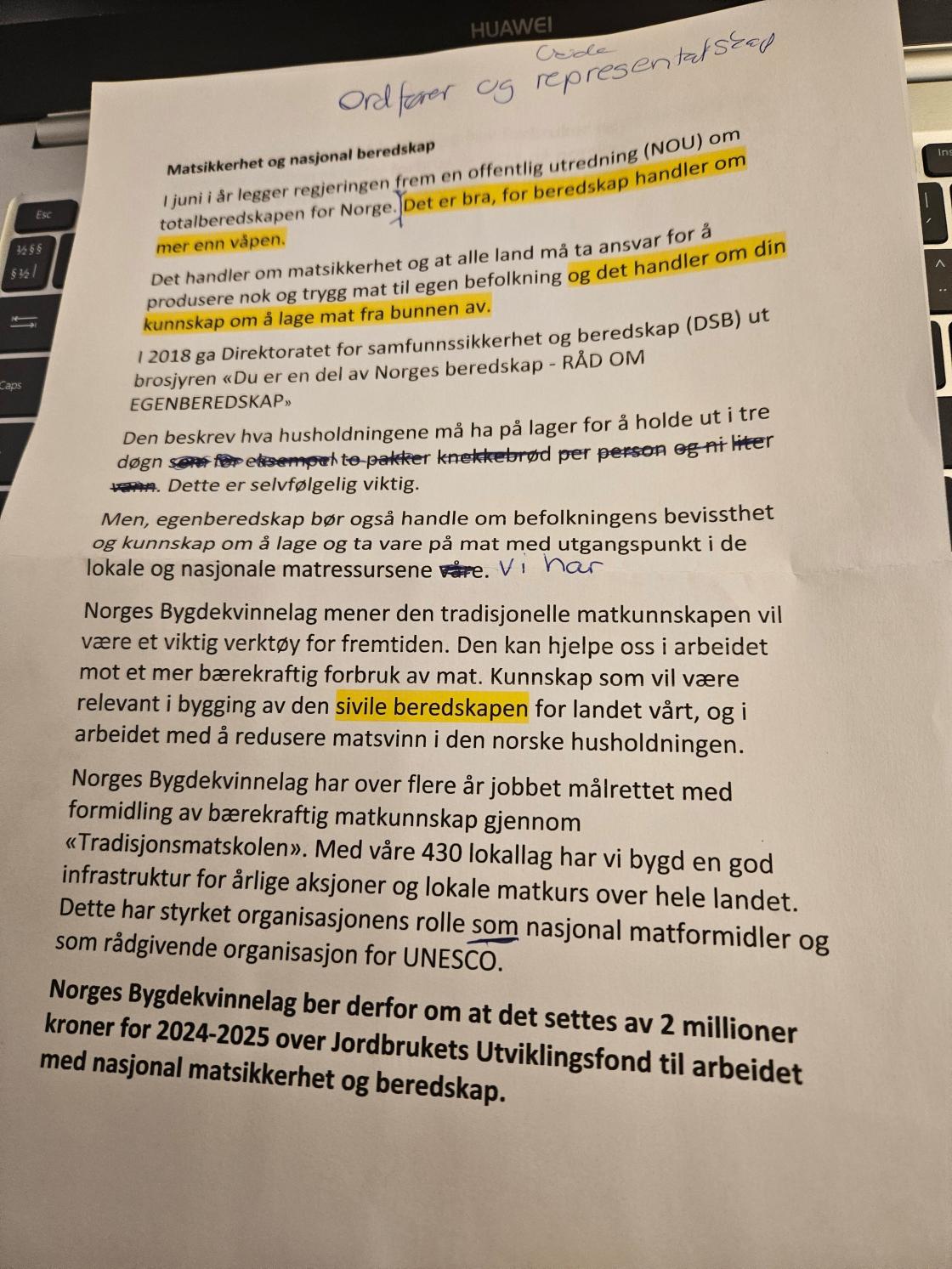 Monika Frivold Vågan. Klar for innlegg. Foto. Monika Frisvold Vågan