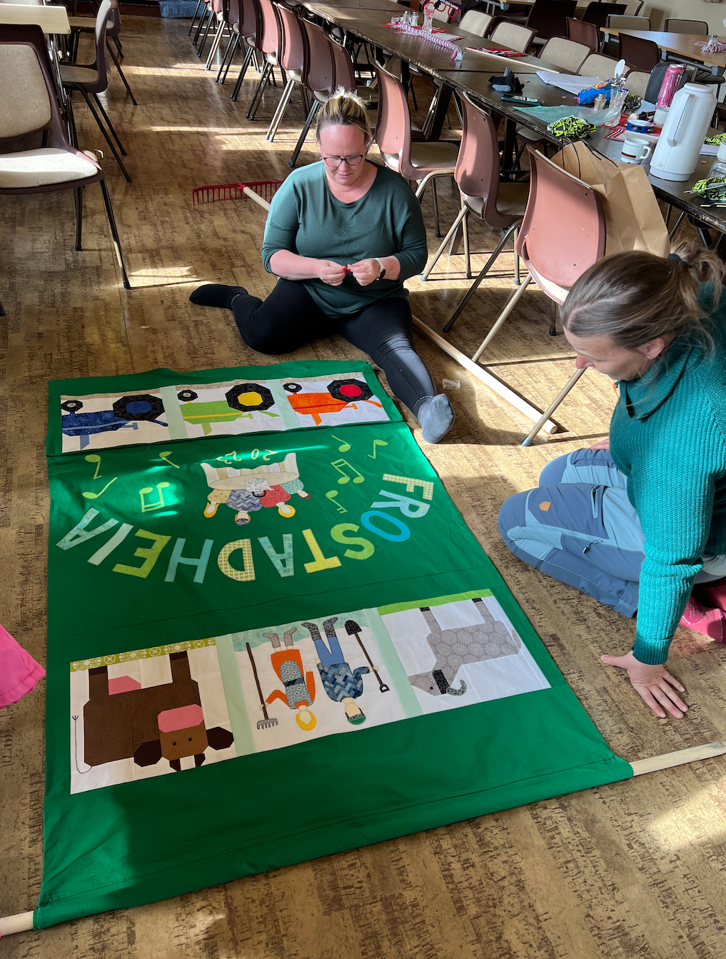 Her arbeides det med noen justeringer på fanen vår.