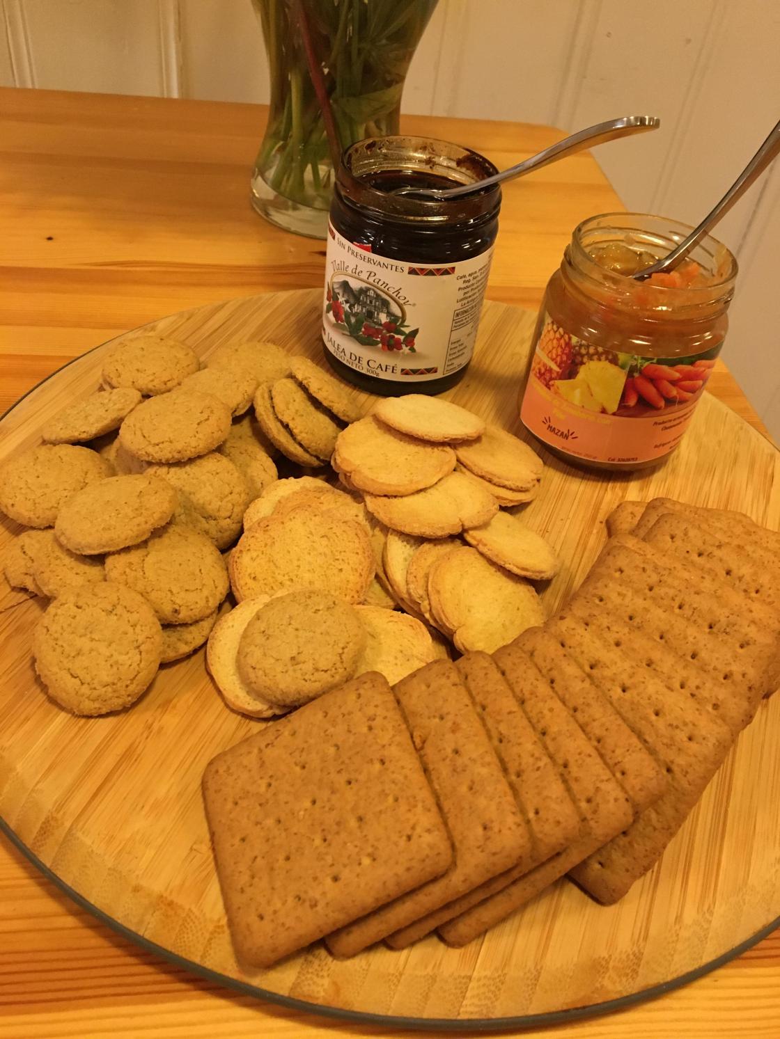 Vi fikk smake på spennende marmelader