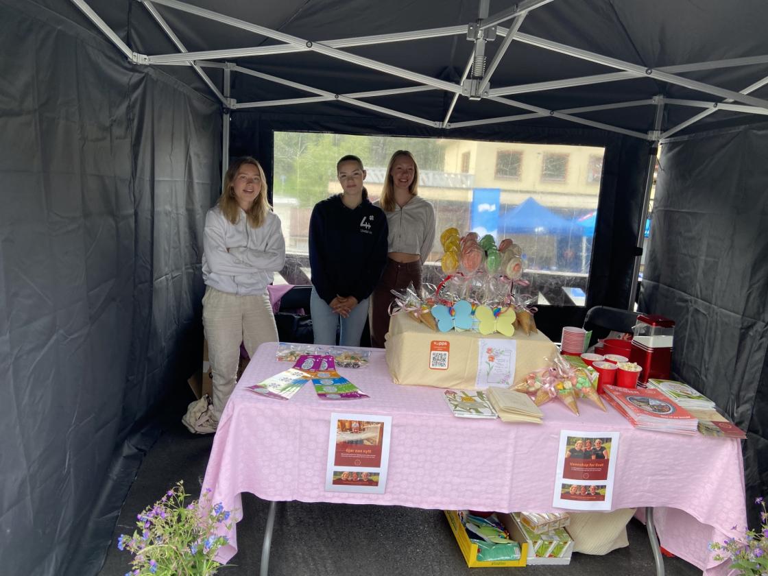Vi delte stand med 4H