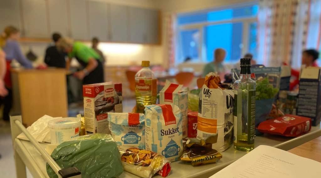 Ingrediensane er klare.