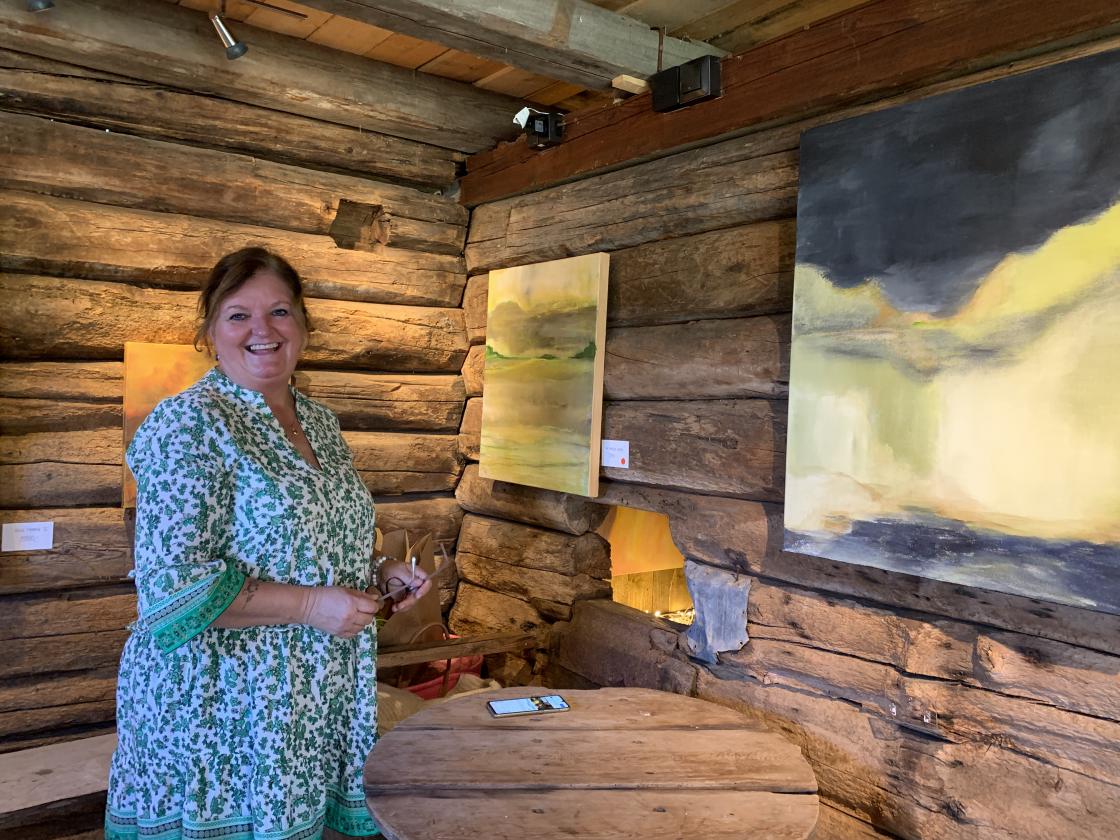 Mette Naalby hadde siste utstillingsdag i Stall og Løe