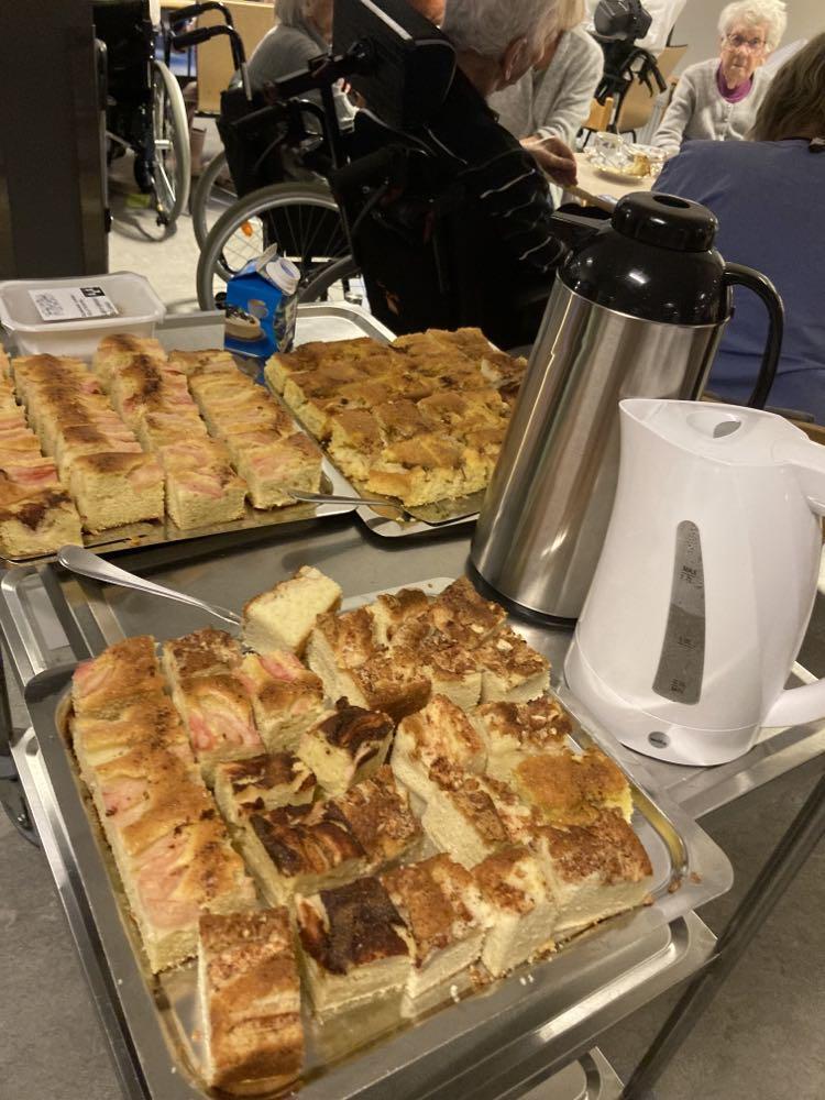 Eplekake på eplefestivalen