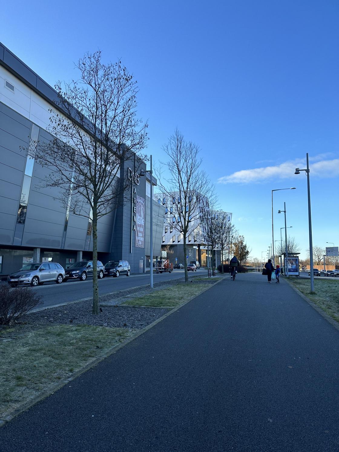 Vi forlater hotellet