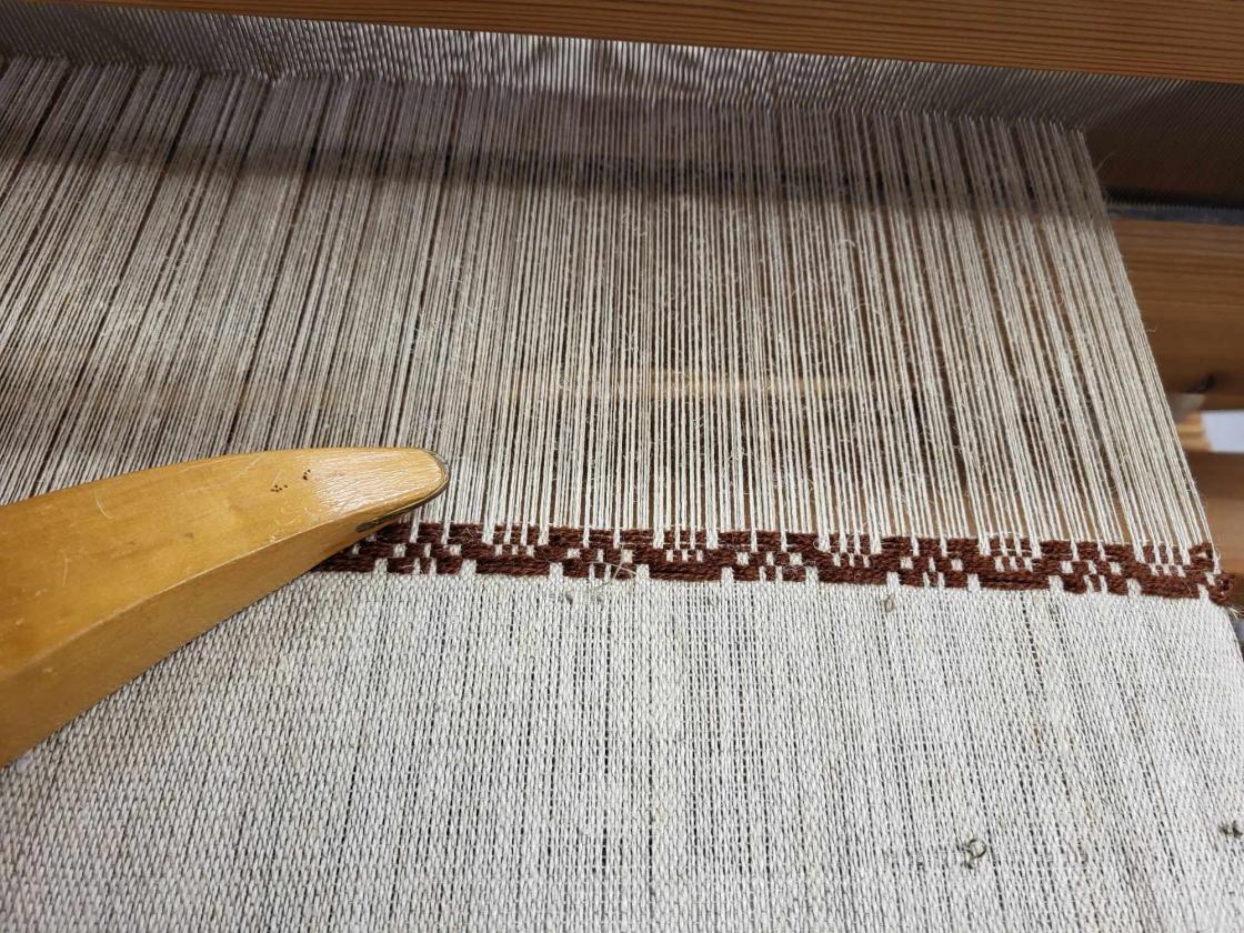 Begynelsen på en duk