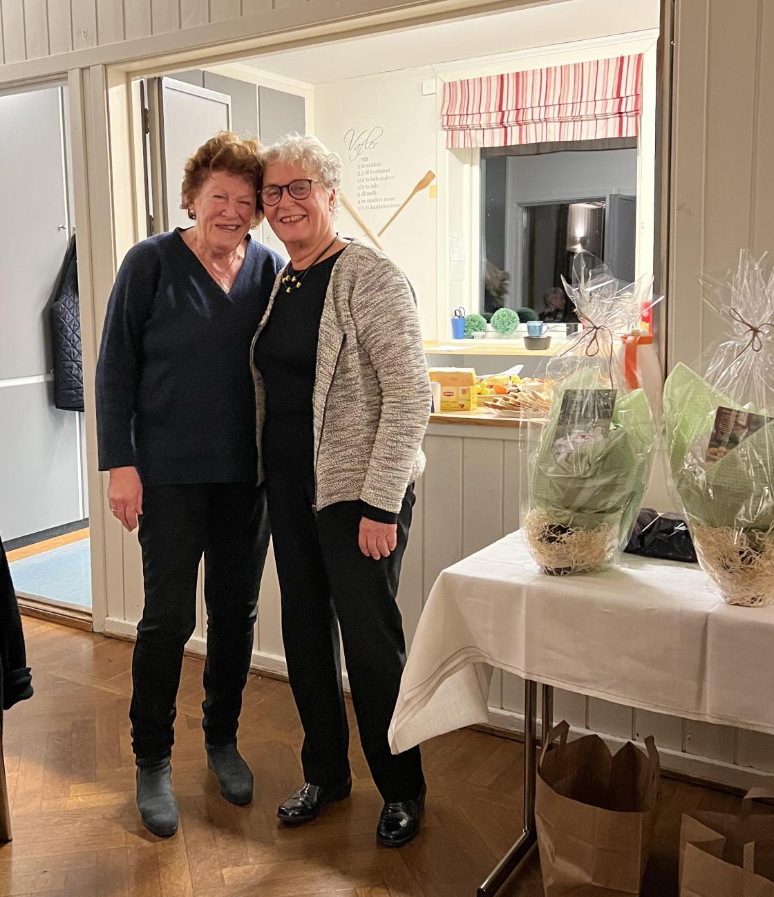 Tove Kristin Evensen og Torill Holland sa takk for seg etter flere år i styret