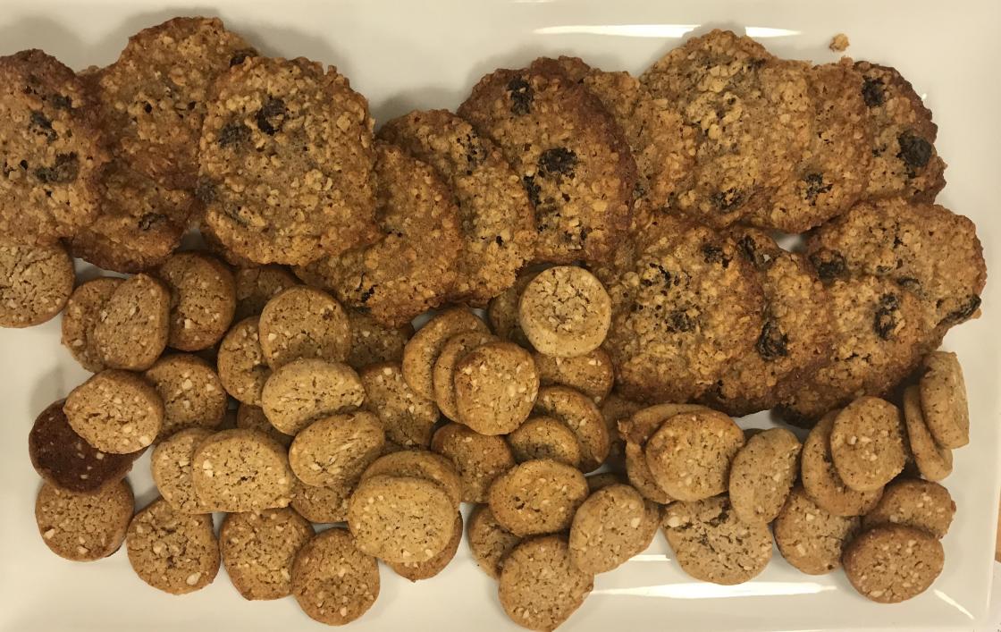 Videseterkaker og franske peparkaker.