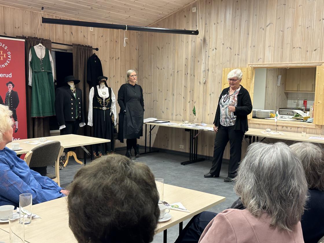 Rita Dammen fortalte om produksjon av sølvet