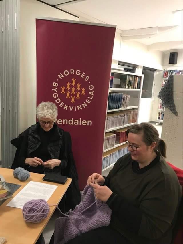 Else Oline og Bodil Anita jobber på