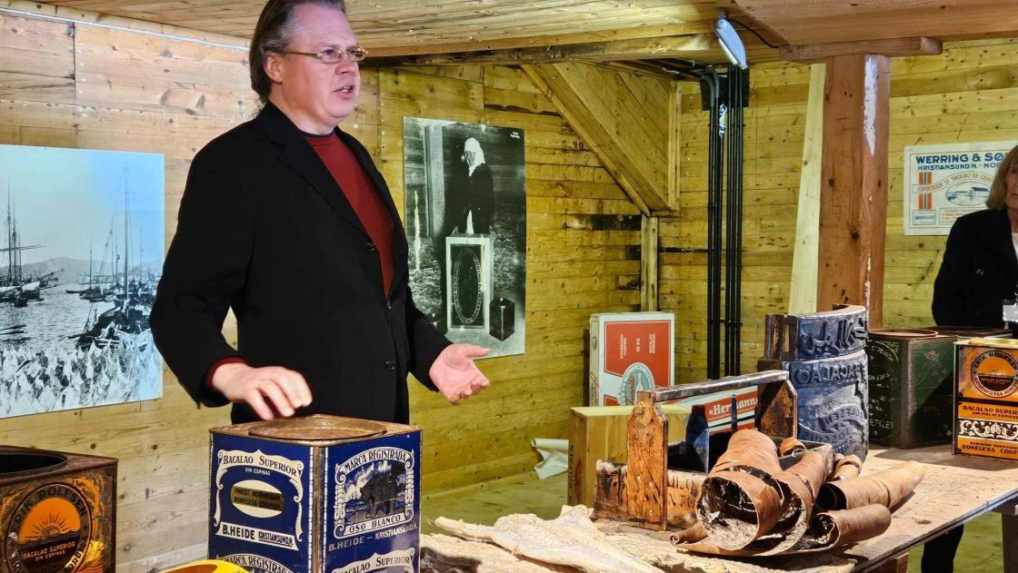 Guide som fortel klippfiskhistoria.