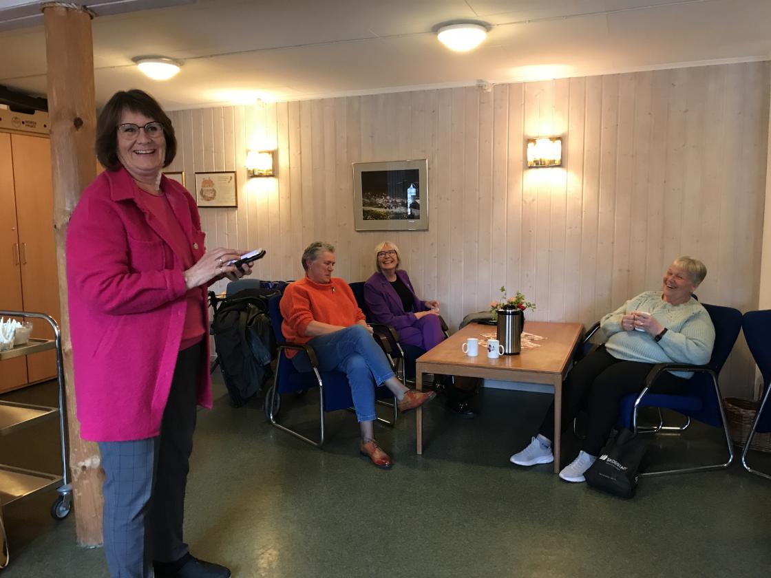 Det var Bjørg som leia møtet denne gongen.