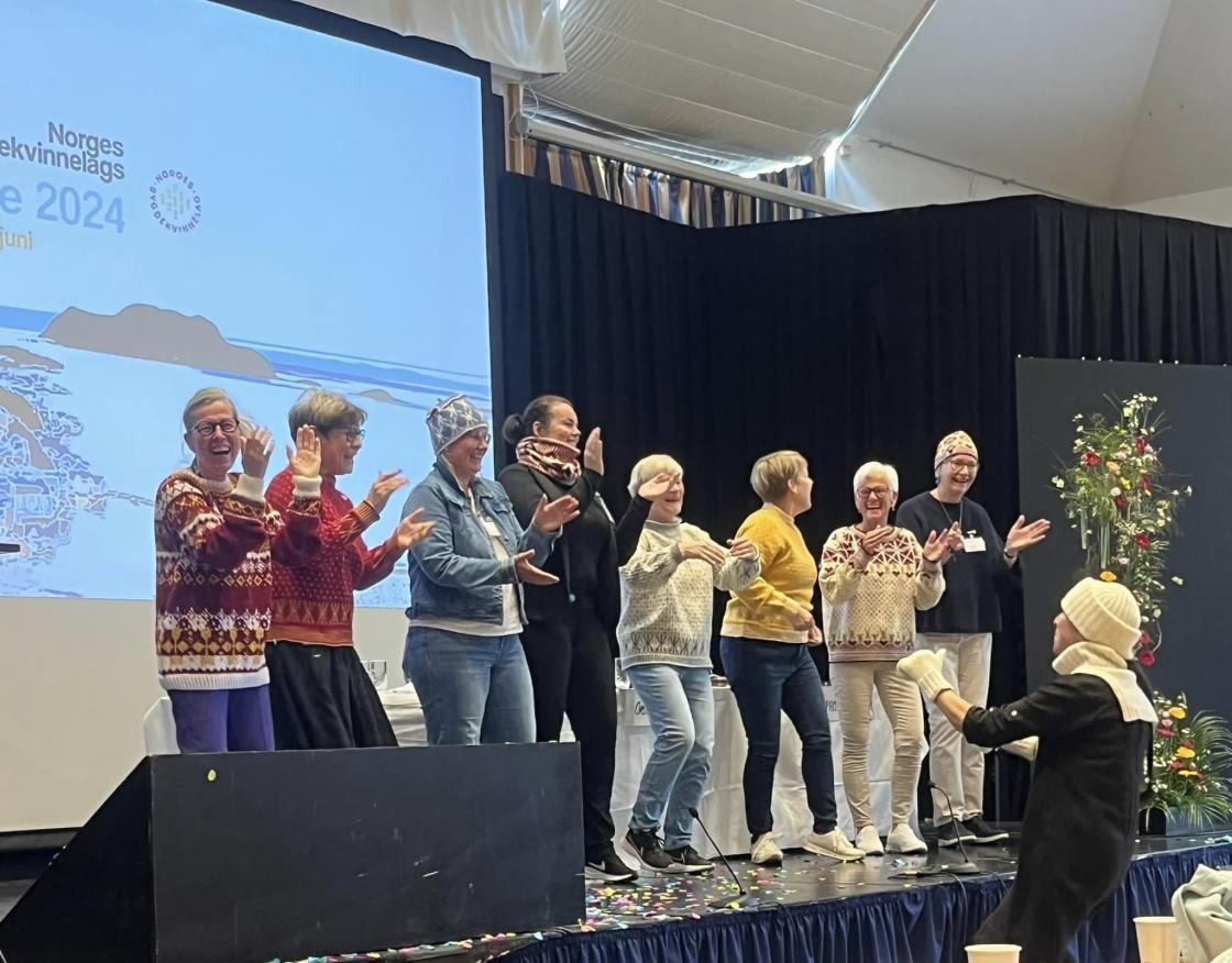 God stemning på landsmøtet