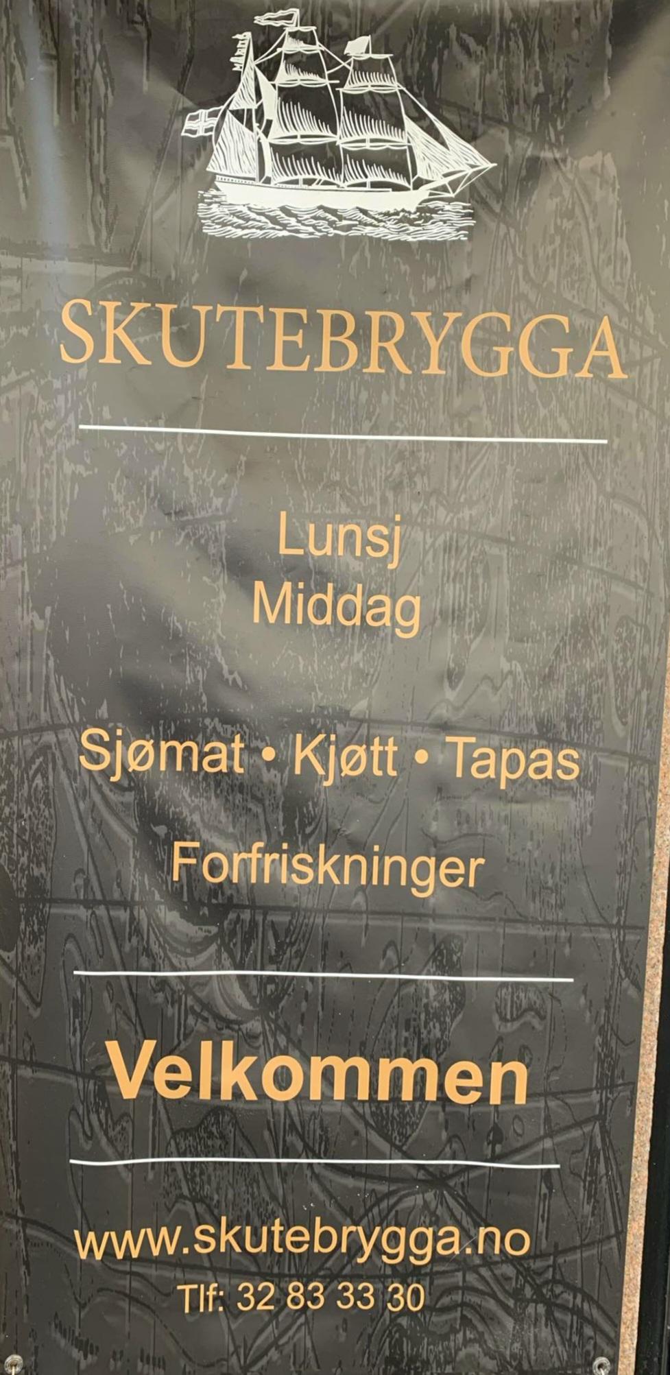 En smakfull avslutning på dagen med middag på Skutebrygga i Drammen