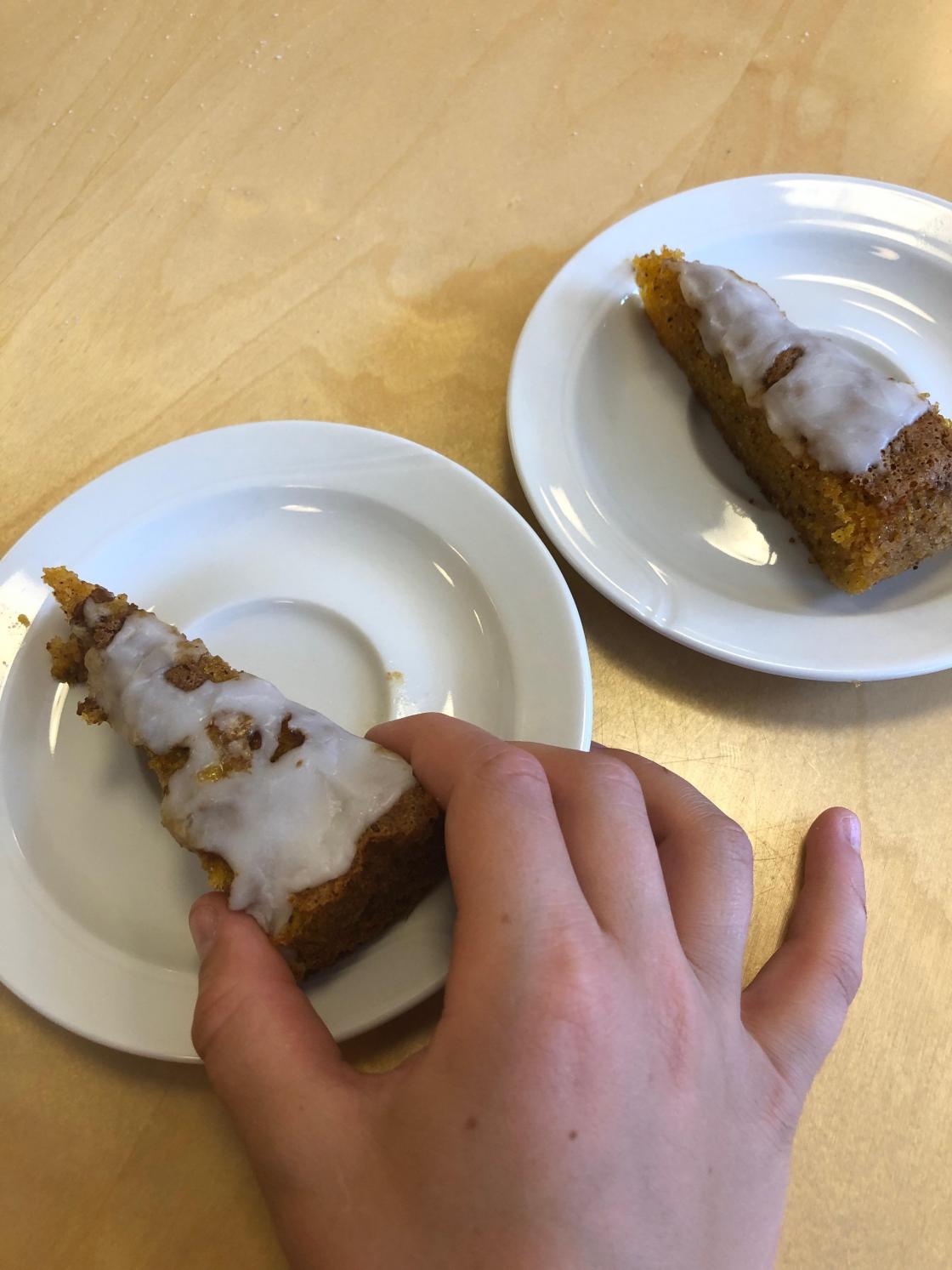 Gulrotkaka var populær.