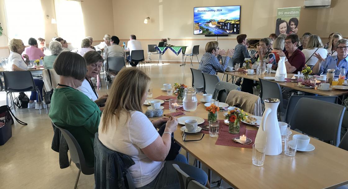 63 medlemmer var påmelde, - fullt hus!