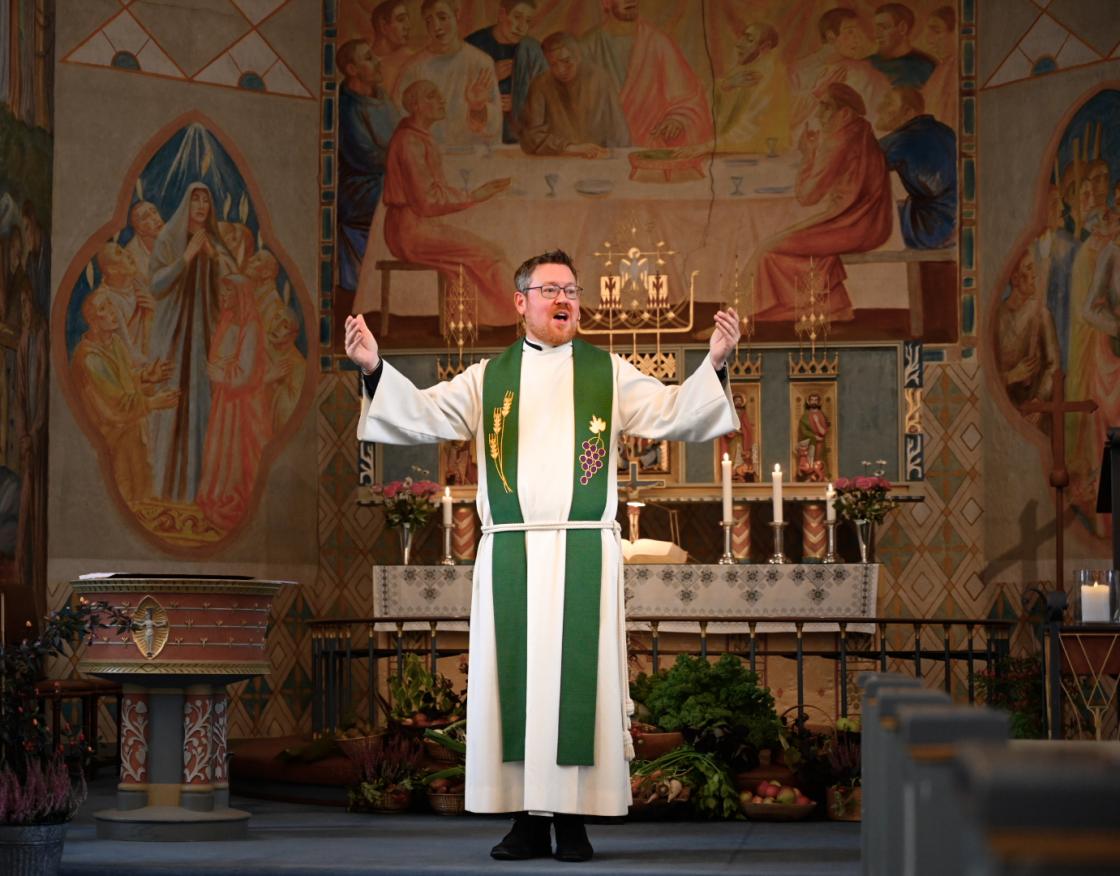 "Vårs i Slagen Menighet vil bli ånkli glad i denna presten"