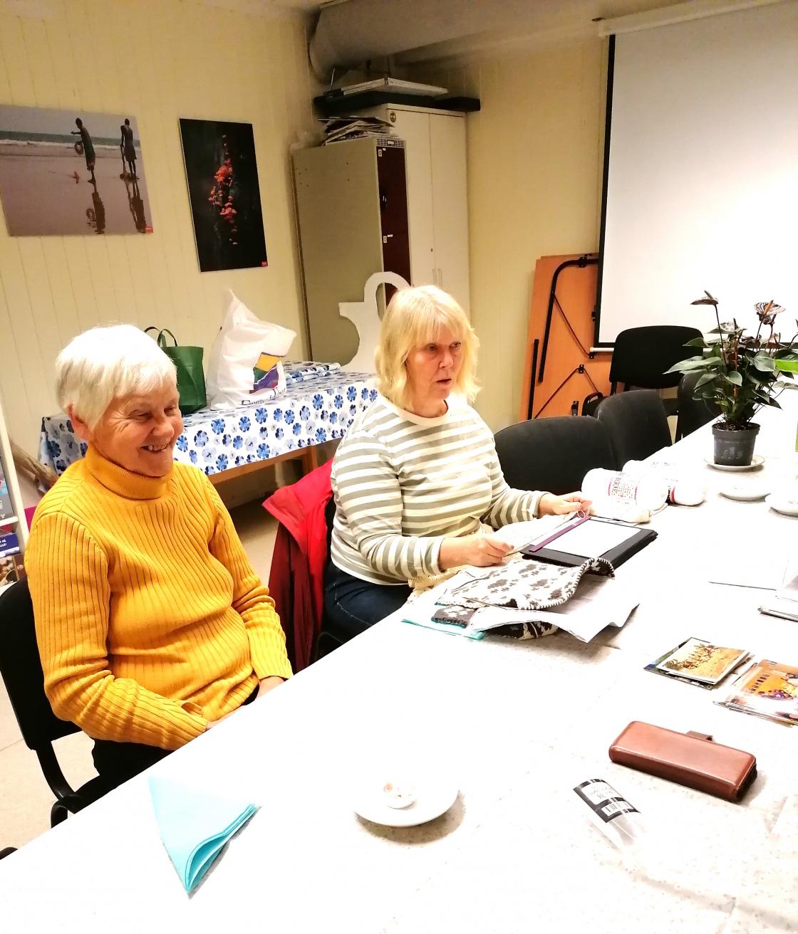 Henrikke og Hilde på møtet 09.10.2024