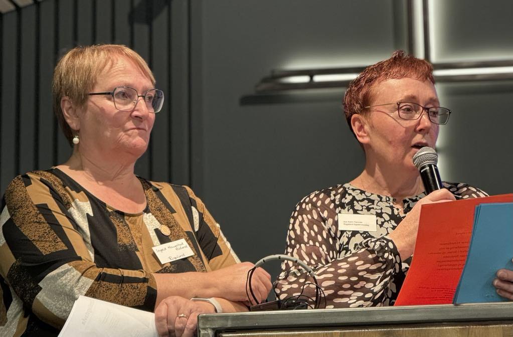 Leiarane Ingrid og Ann Karin