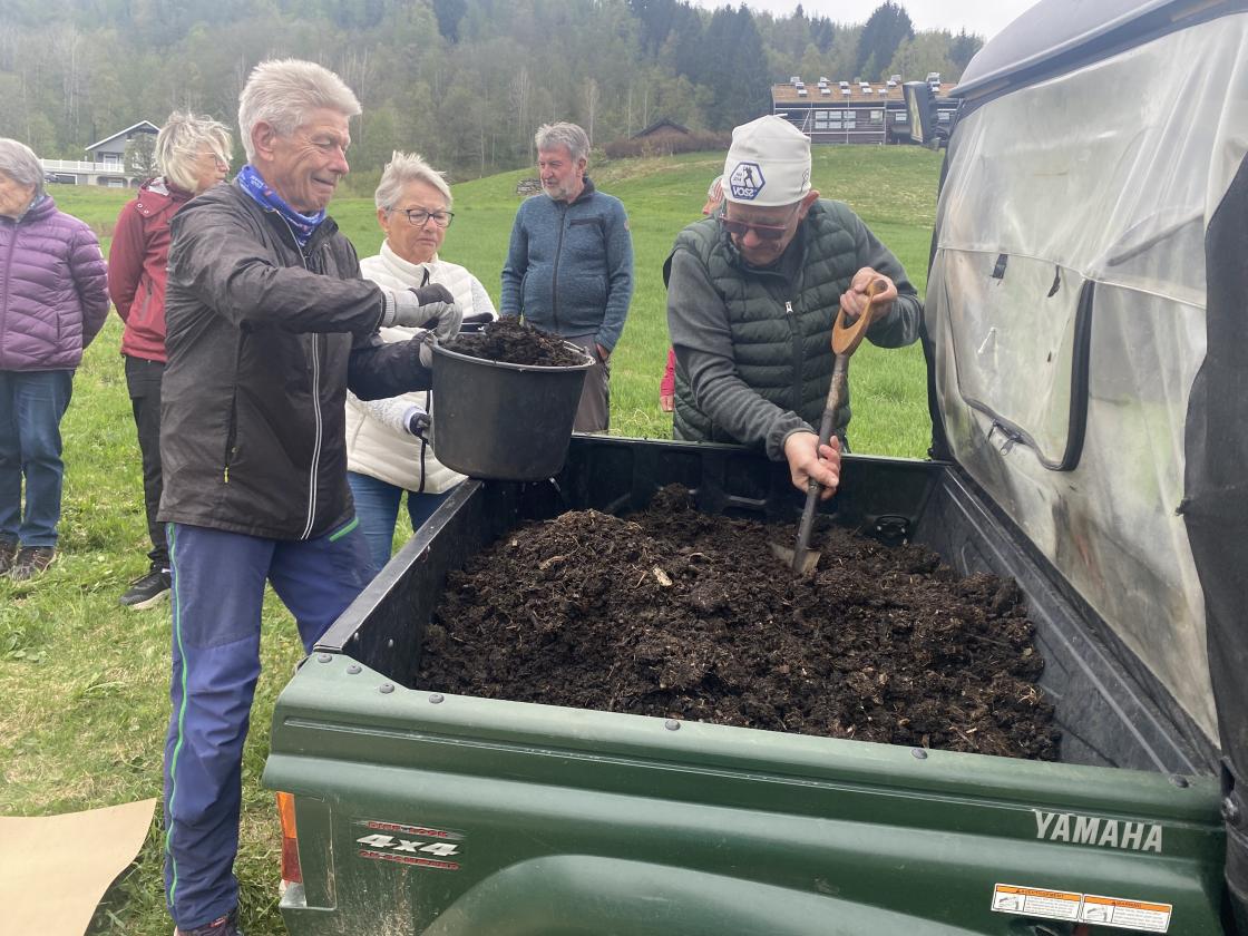 Kompost til å så i.