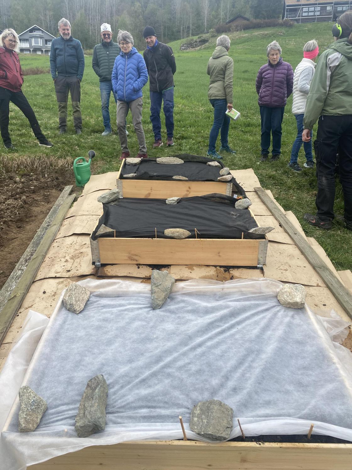 Klart til å sjå om det kjem til å veksa noko!