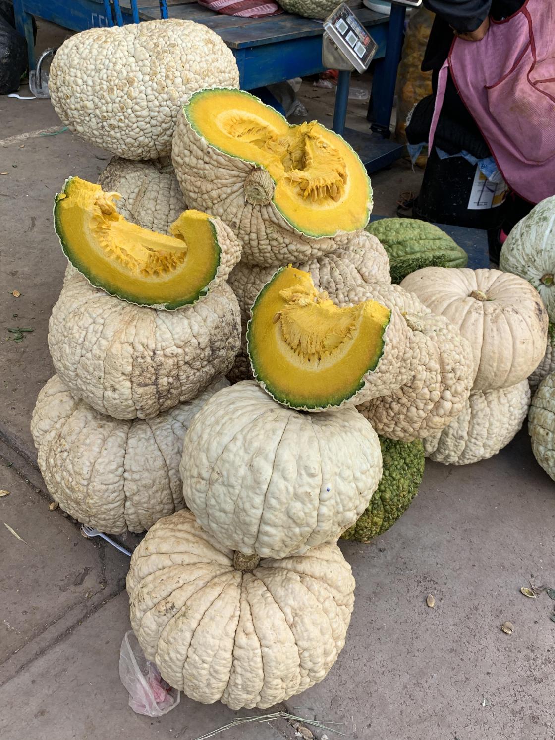 Fra markedet, gresskar