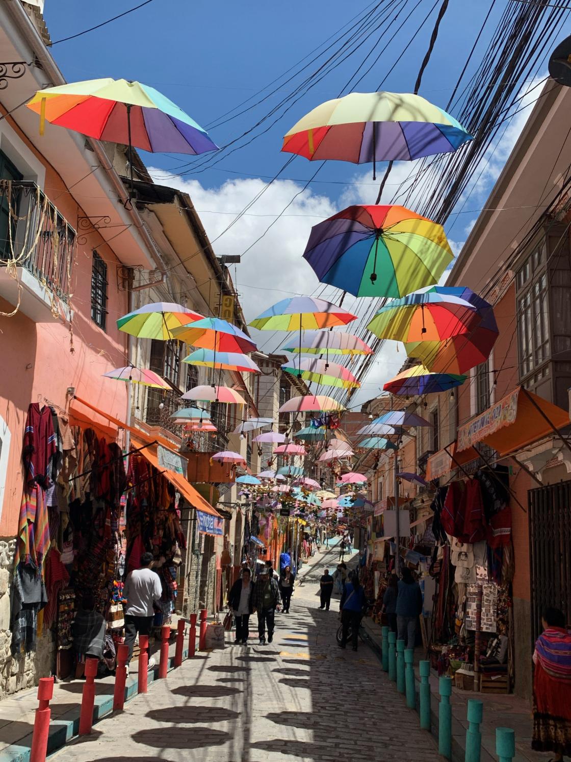 La Paz fargerike gater