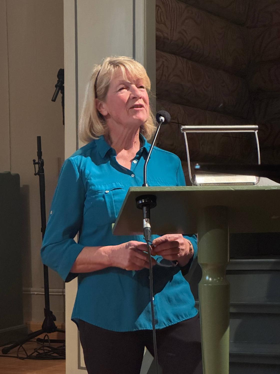 Marianne Løchen ønsket velkommen på vegne av jubileumskomiteen