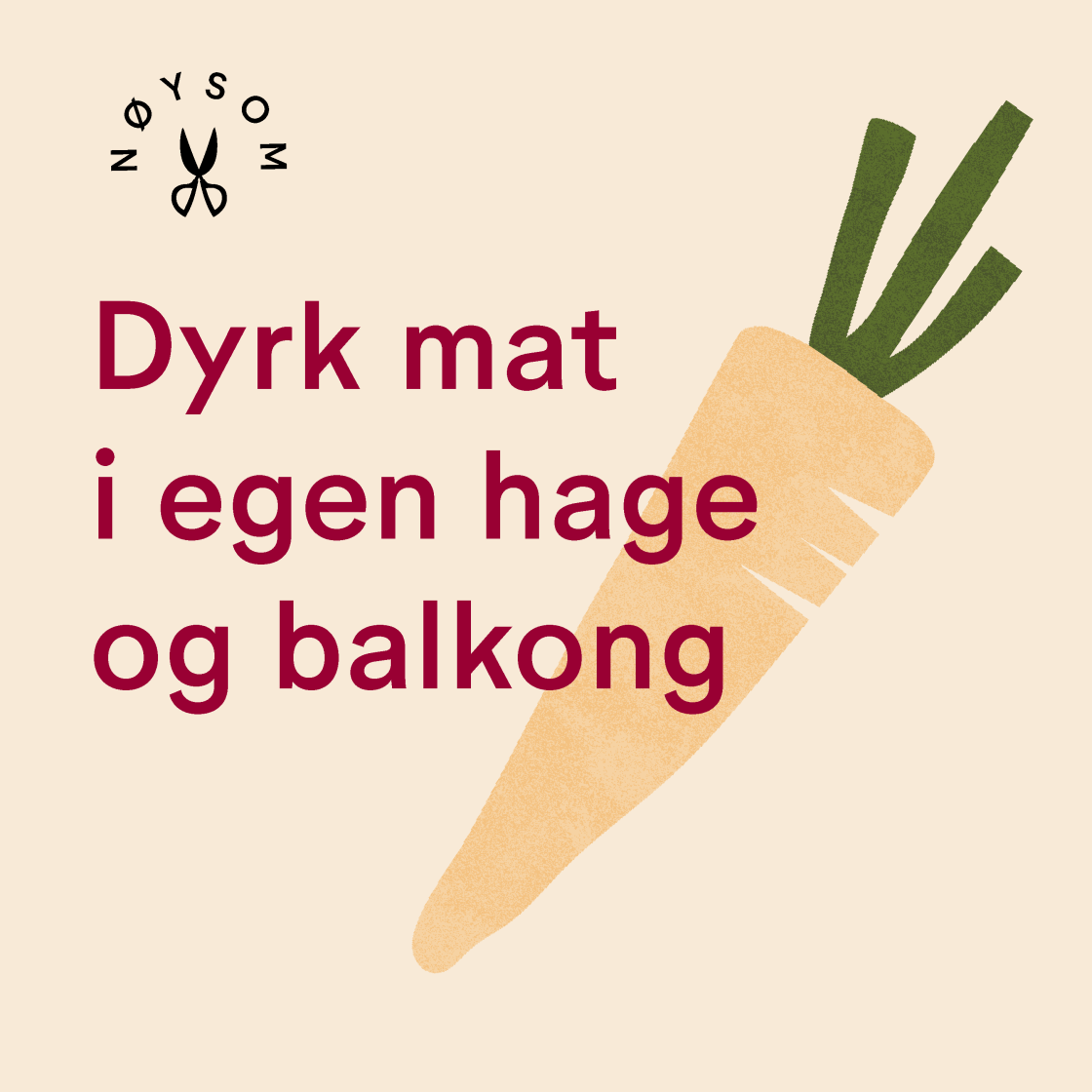 Dyrk mat i eigen hage og balkong