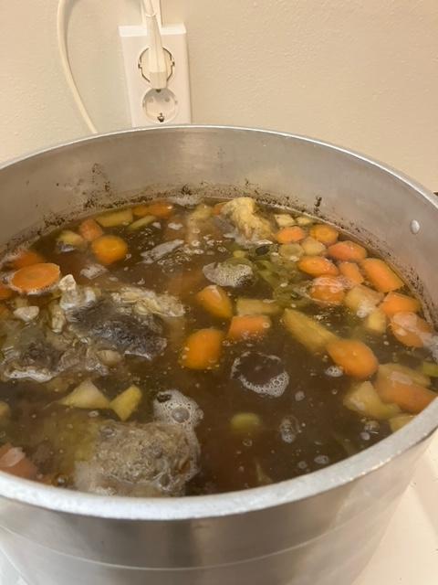 Koking av møljekraft.