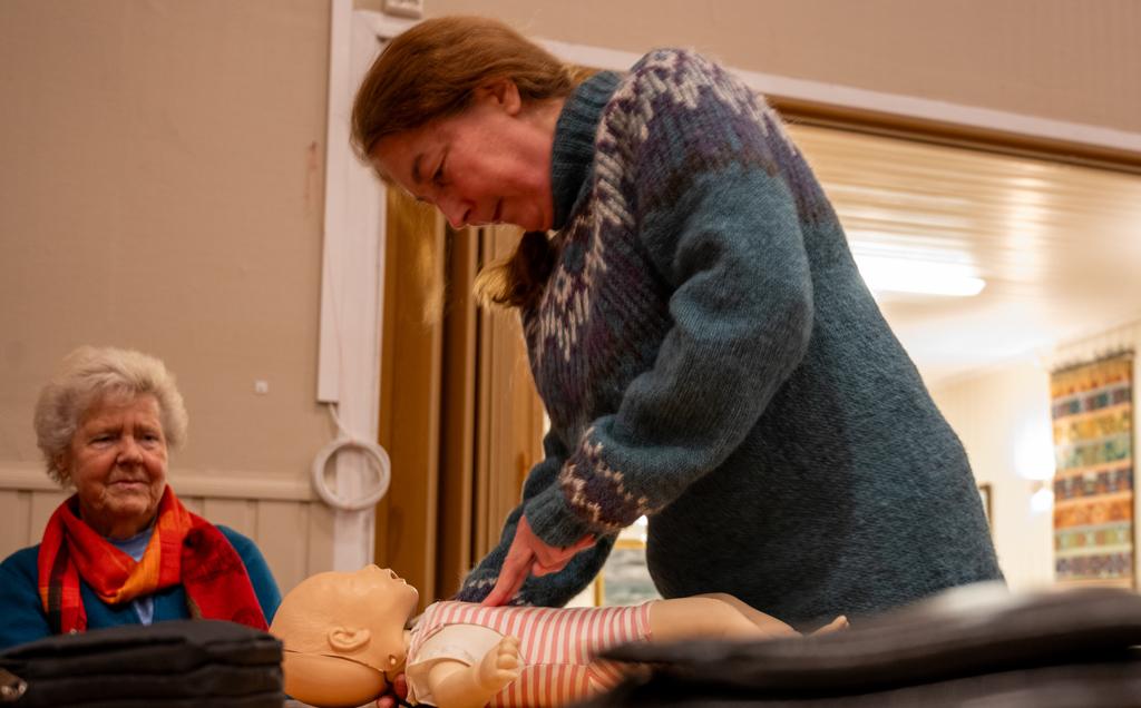 Vi har kurs, her livredning