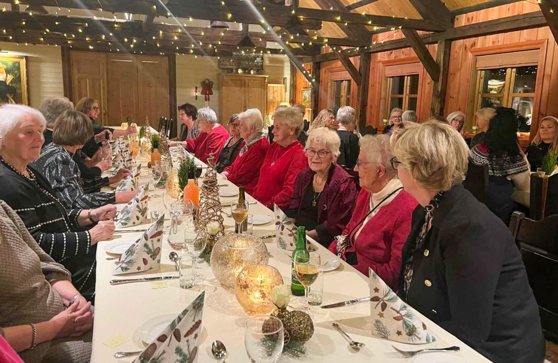 Her blir snart servert en nydelig juletallerken