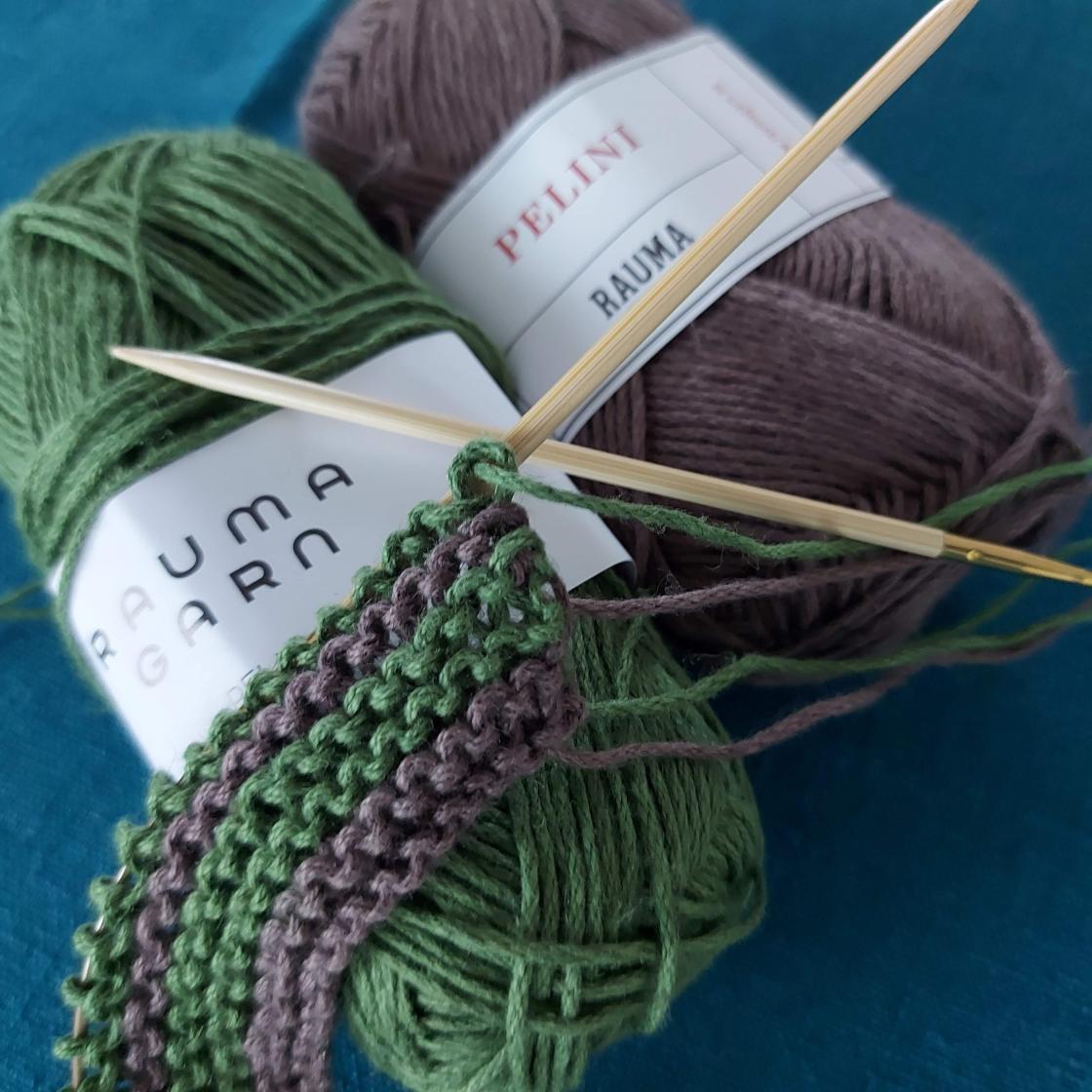 Kjøkkenklut med striper. Foto: AKM