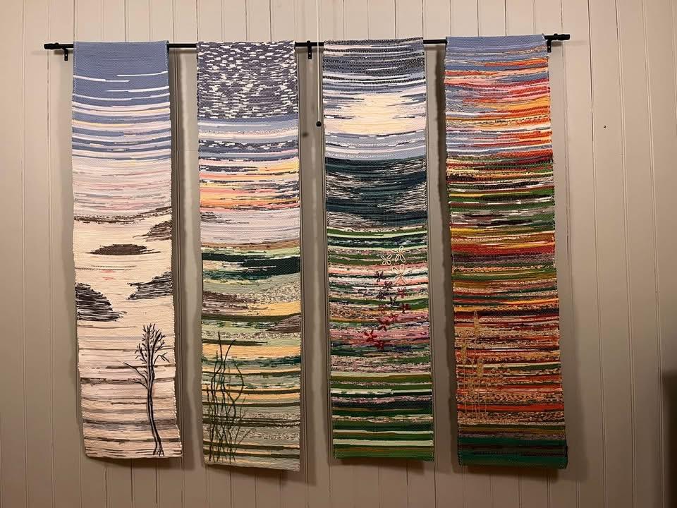 Tekstilkunst på Rød skole.