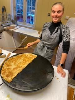 Ane steker sirupstynnkake med tålmodighet