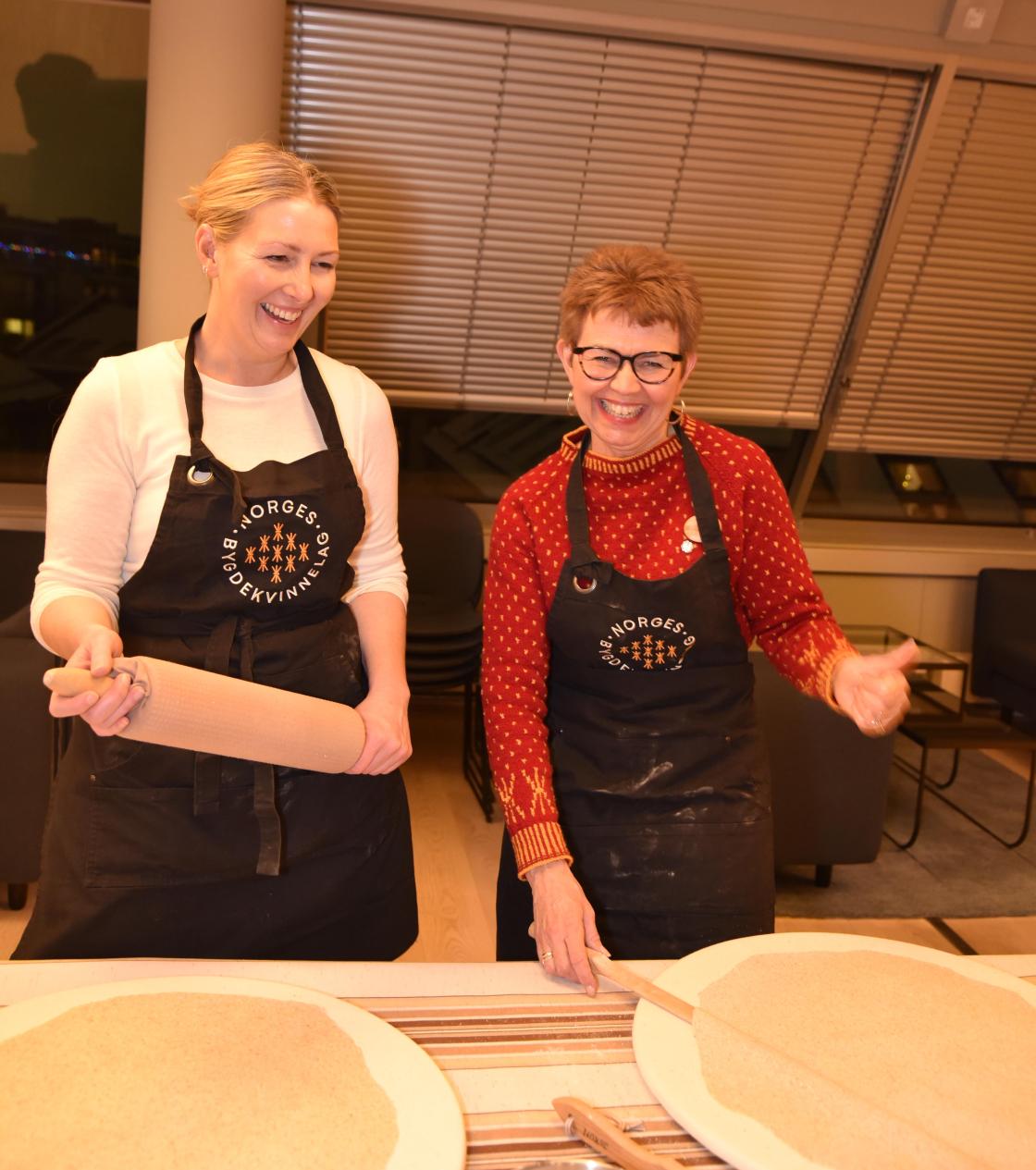 God stemning med Else Marie Rødby og Kathrine Kleveland. Foto: Helle Cecilie Berger.