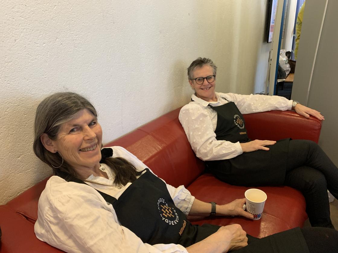 Venter på vaktskifte