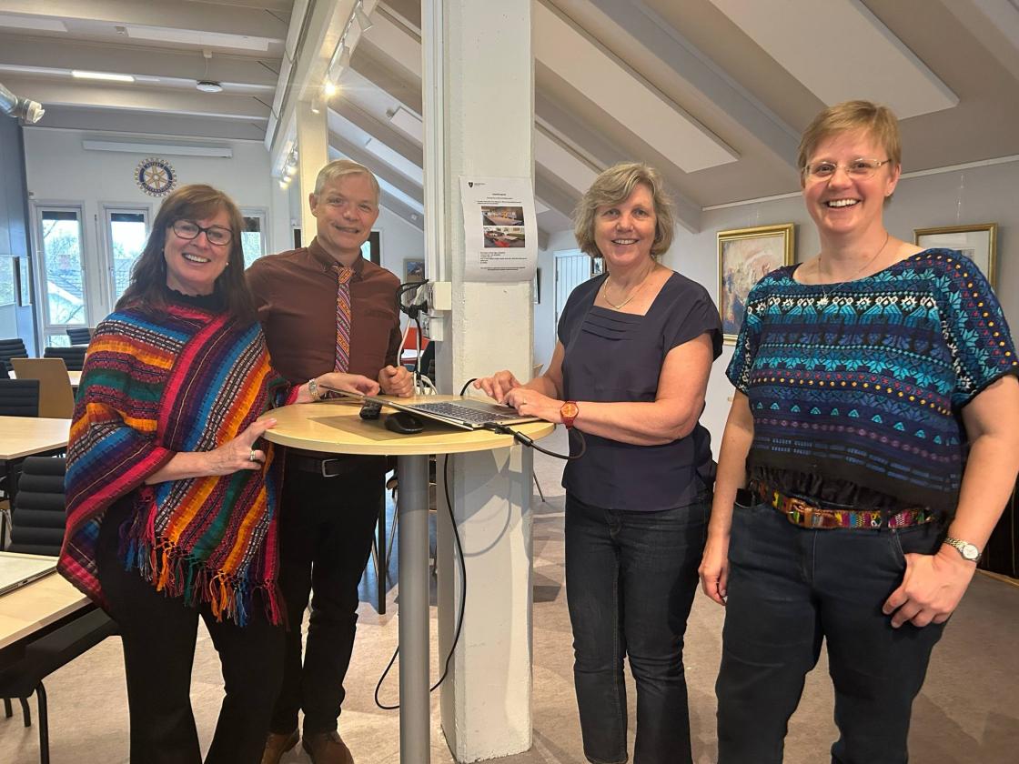 Marianne , Audun , Hilde og Torunn