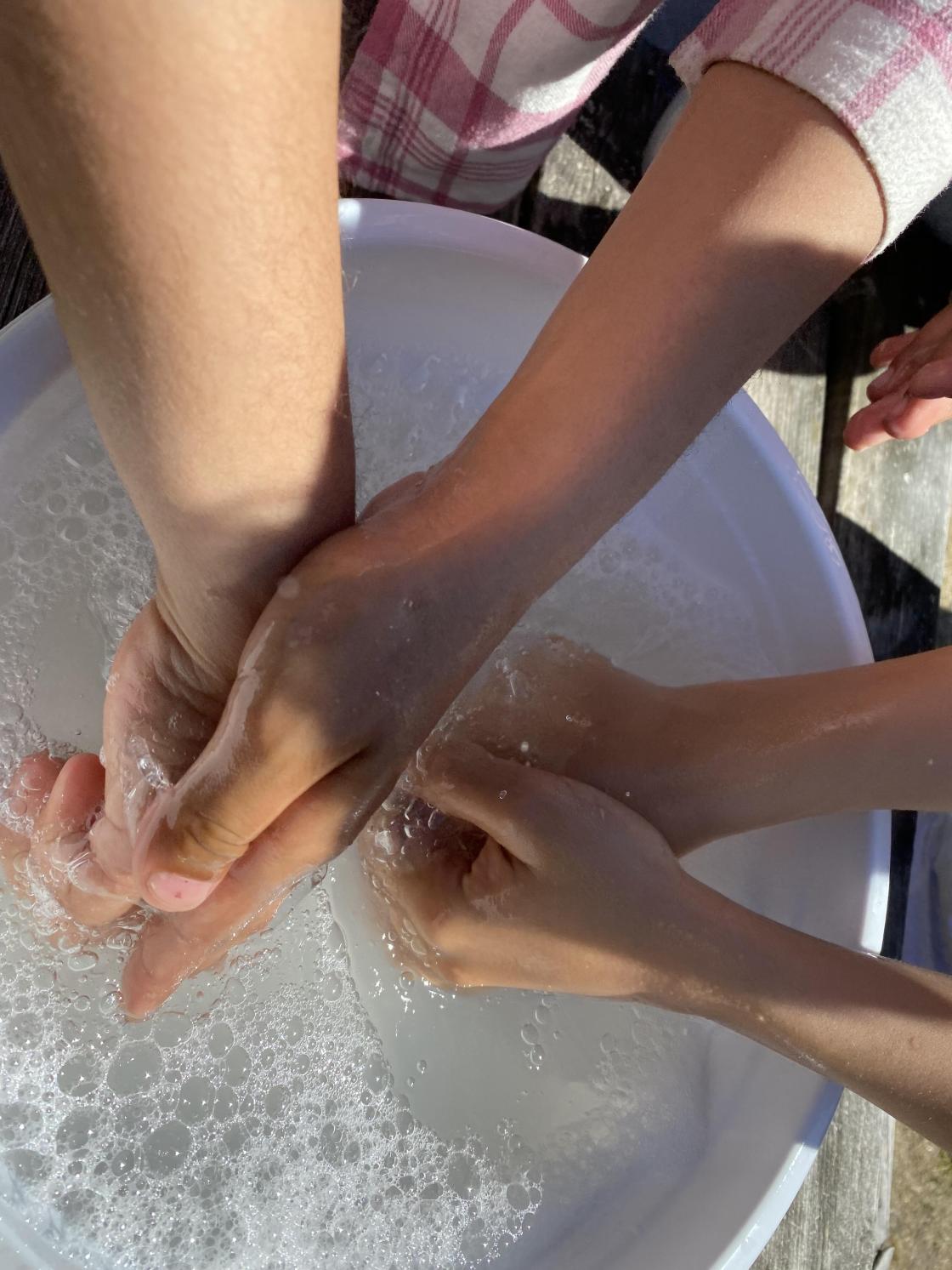 Vasking av hender må til