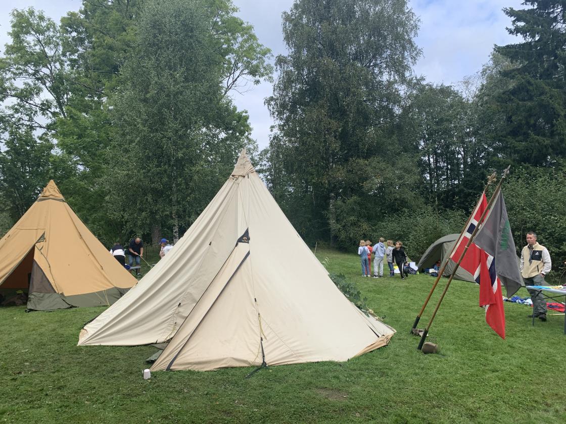 Speiderne var på plass - alltid like hyggelig