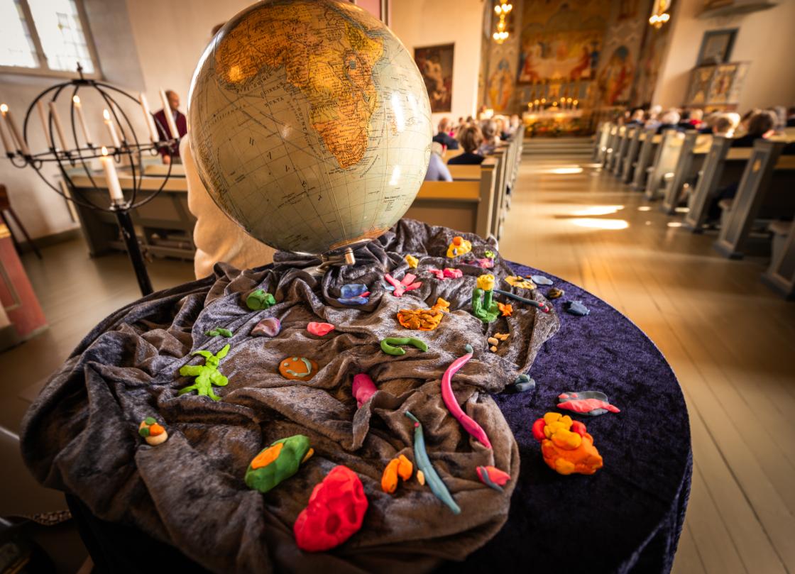 Plastelina kunsten barna laget