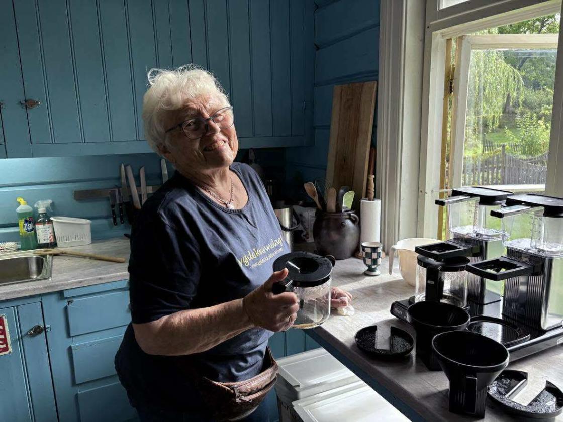 Bjørg sørget for fulle kaffekanner