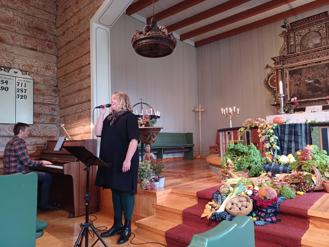 Nydelig solistinnslag ved Ingvild Guttormsen Heier